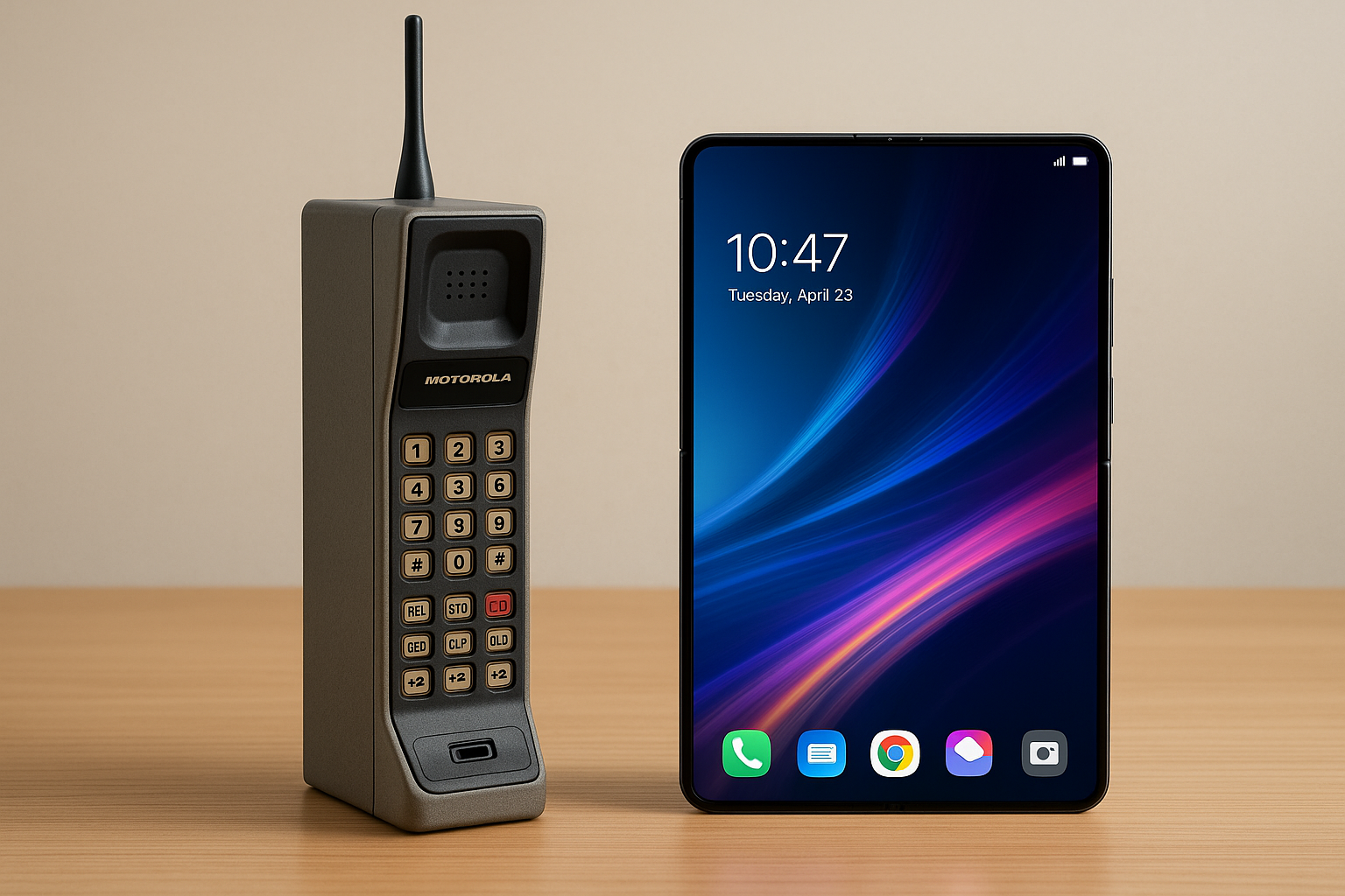The Evolution of Smartphones From Brick Phones to Foldables